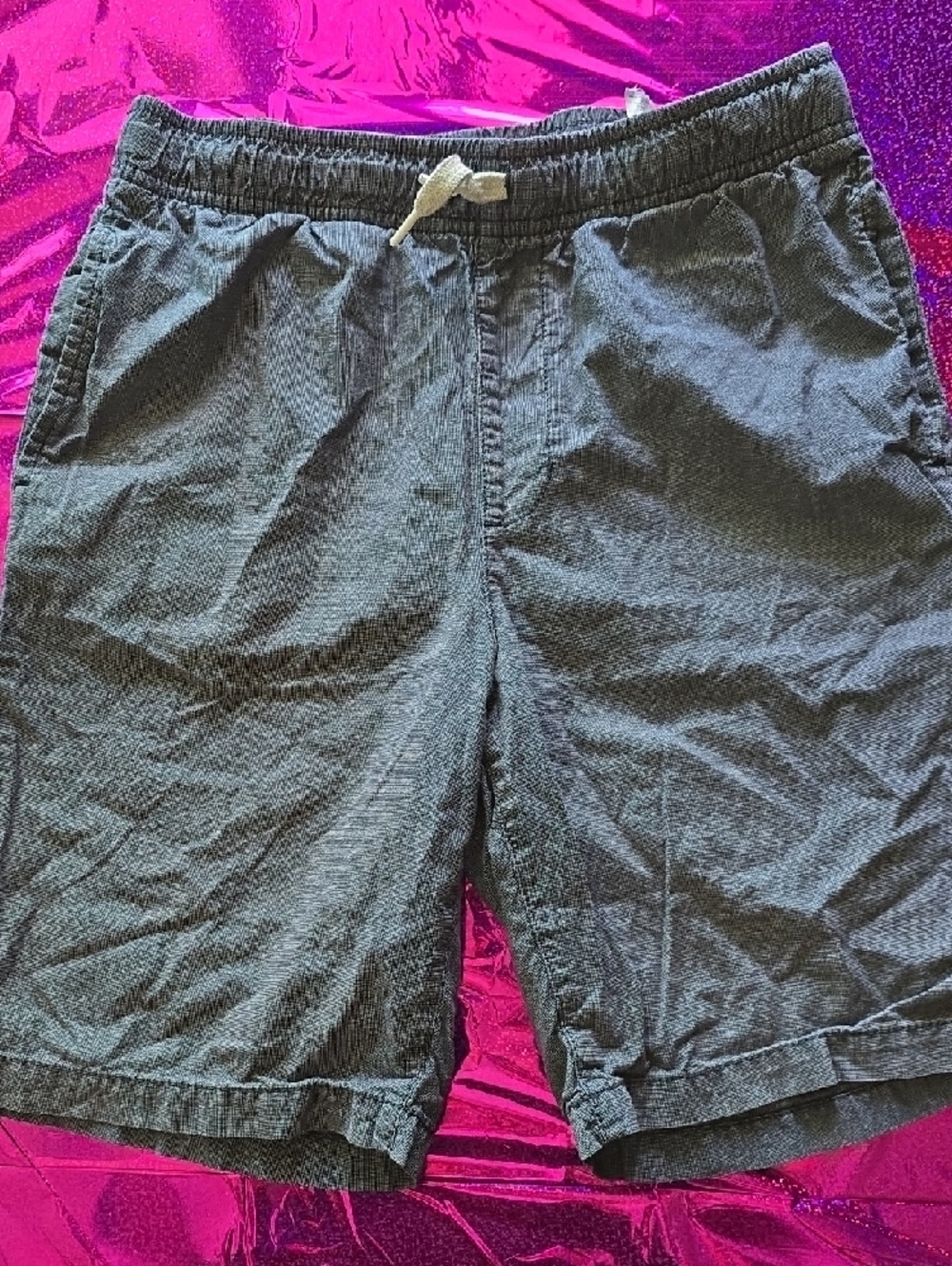 Old Navy Boys Gray Athletic Drawstring Shorts